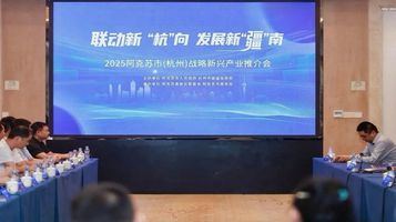 阿克苏市（杭州）战略新兴产业推介会成功举办