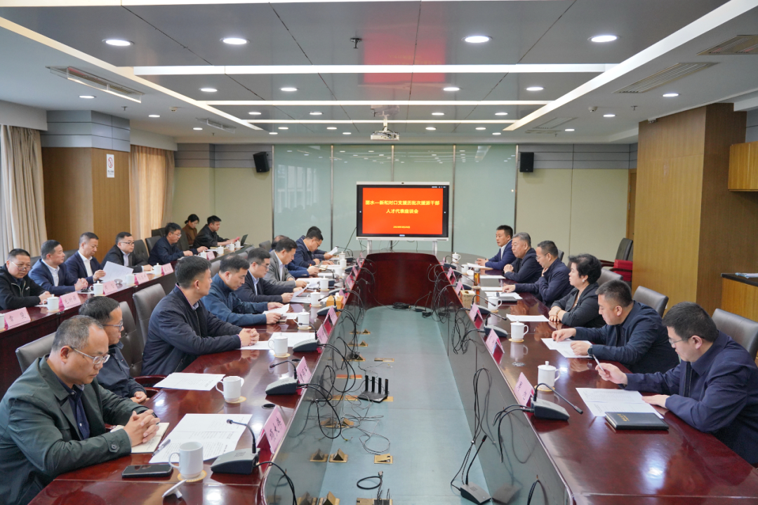 丽水—新和对口支援历批次援派干部人才代表座谈会召开
